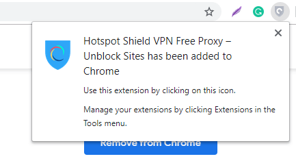 hotspot shield chrome